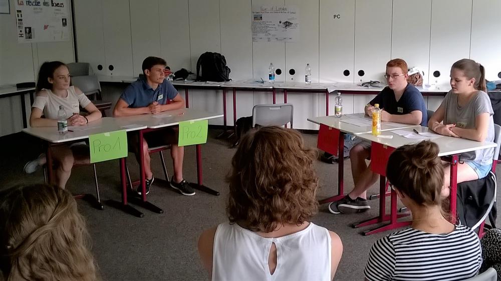 Aktivitätstage: Zehntklässler werden zu Profis in Sachen Debattieren