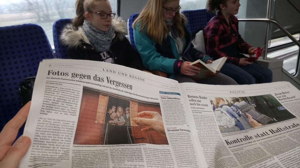 Betriebsbesichtigung bei der Badischen Zeitung