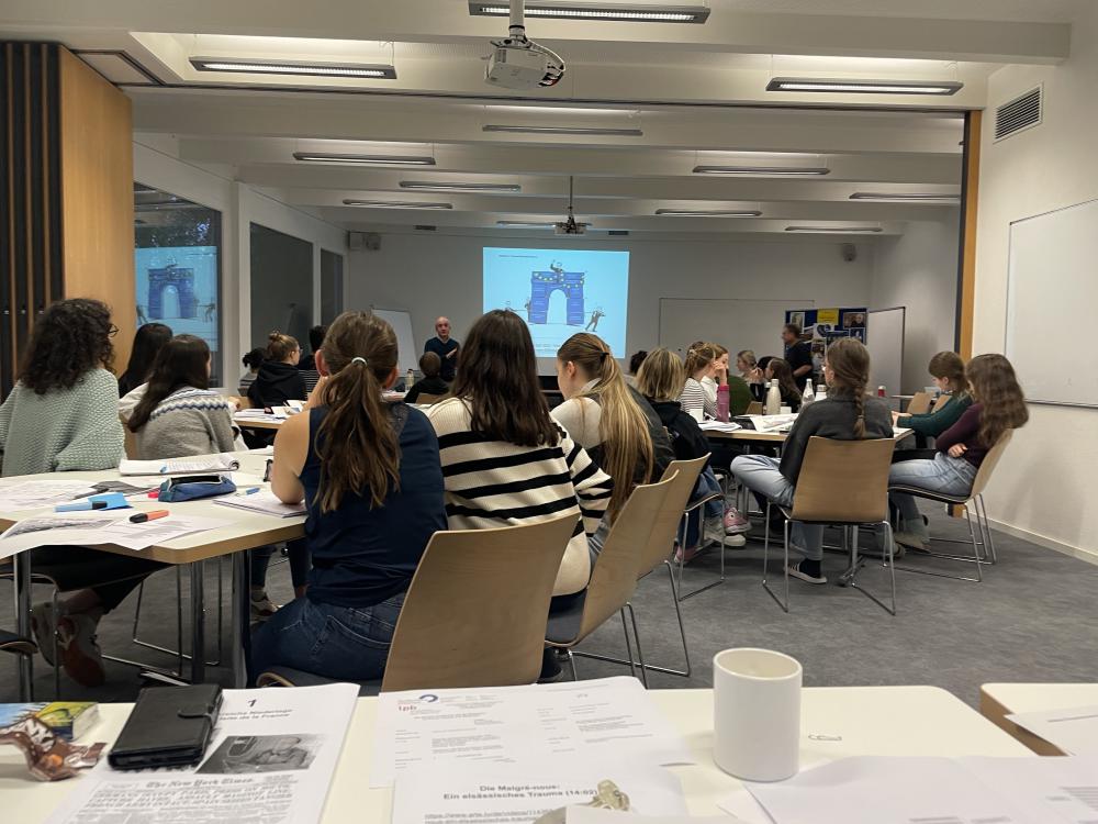 Drittortbegegnung mit Schülerinnen aus Tulle