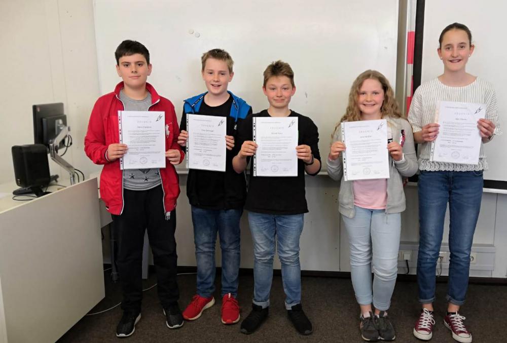 Flott auf der Tastatur