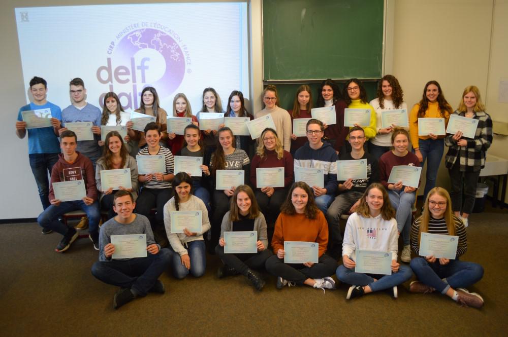 Französischdiplome überreicht