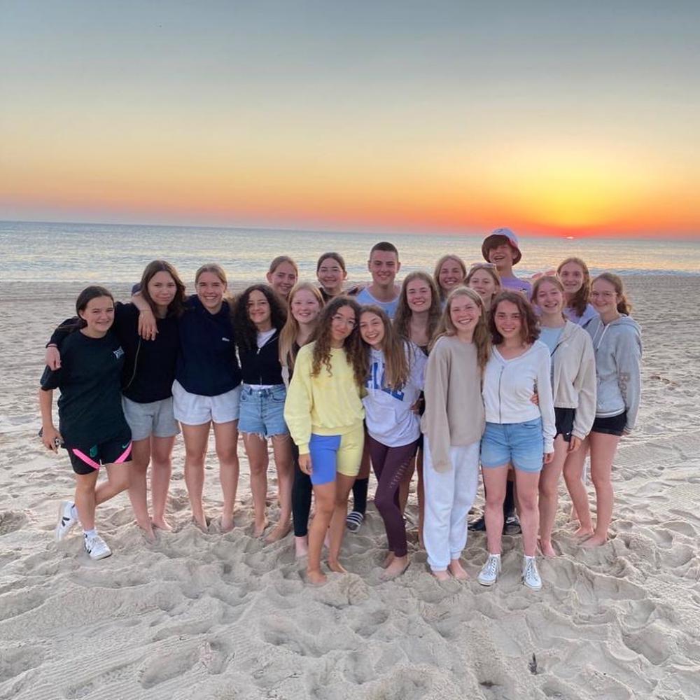 Klassen 9b und 9c auf Sylt