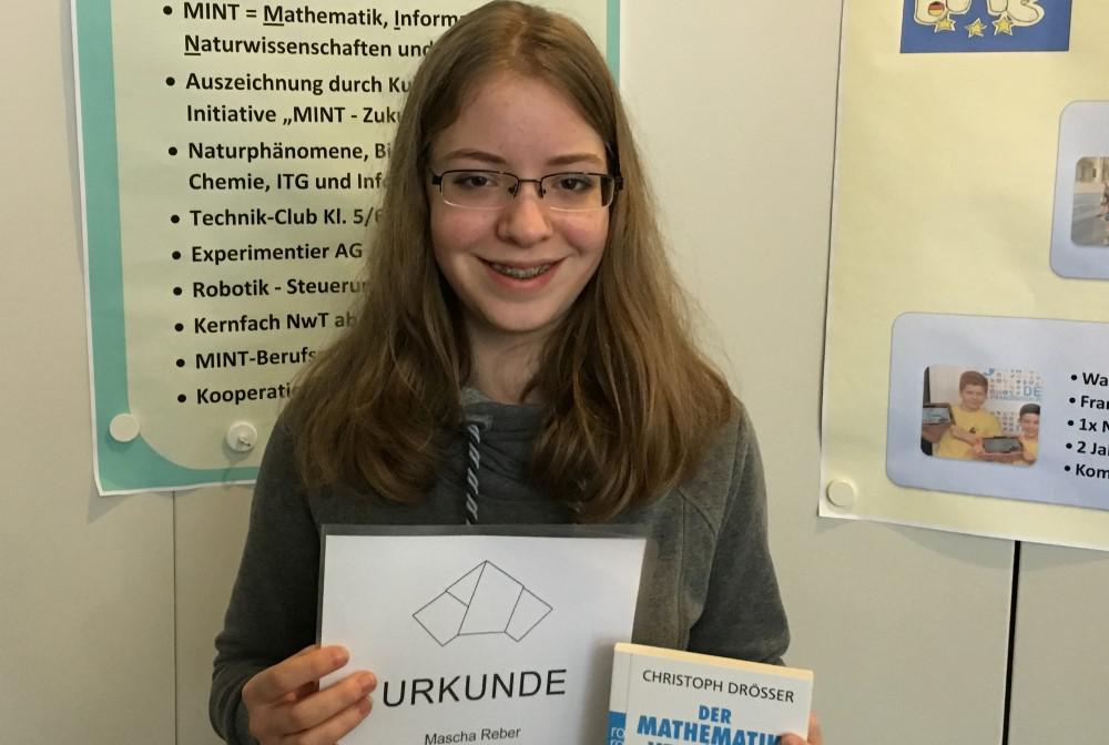 Mathematik-Landespreis für Mascha Reber