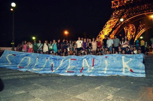 Mit 60 Schülern aus 33 Ländern in Frankreich