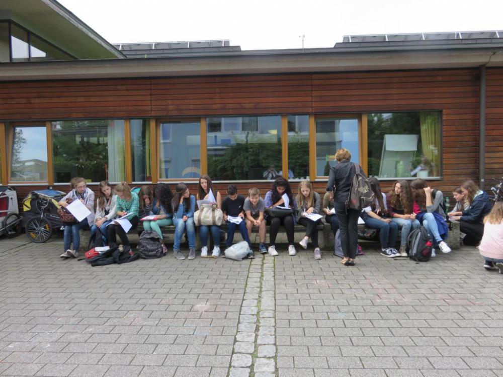 Mit Freunden aus Lingolsheim Freiburg erkundet