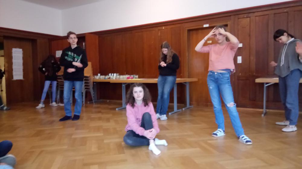 Theaterwerkstatt und BigBand probten