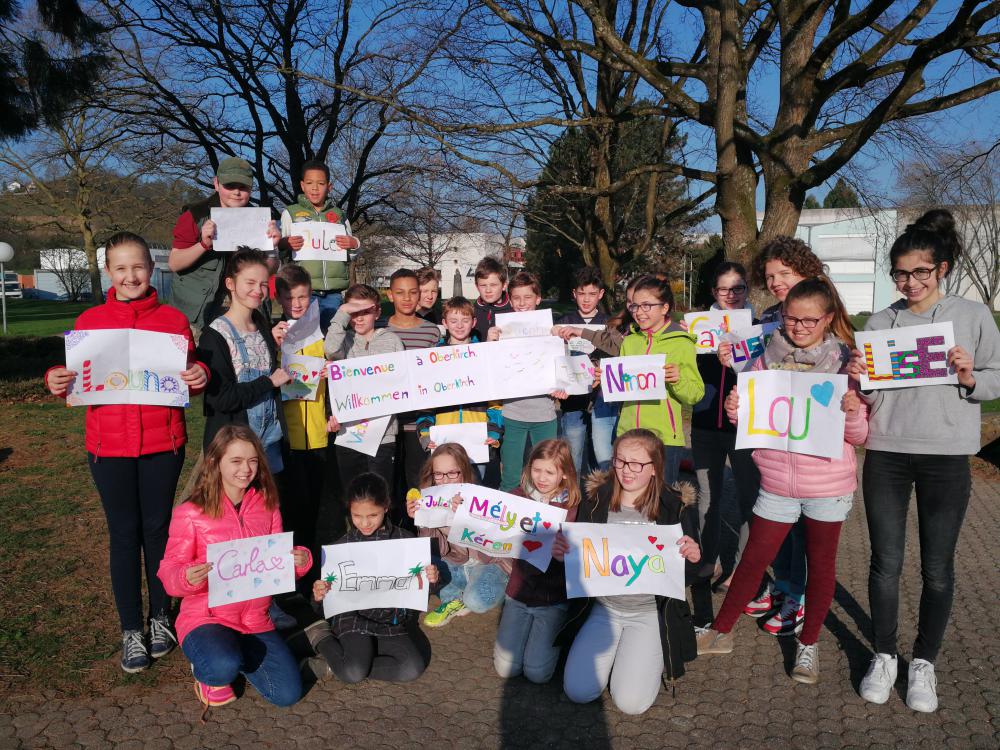 Treffen mit der französischen Partnerschule