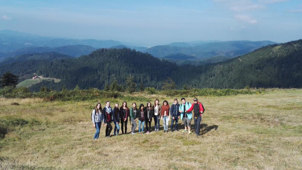 Wandern bei strahlendem Sonnenschein